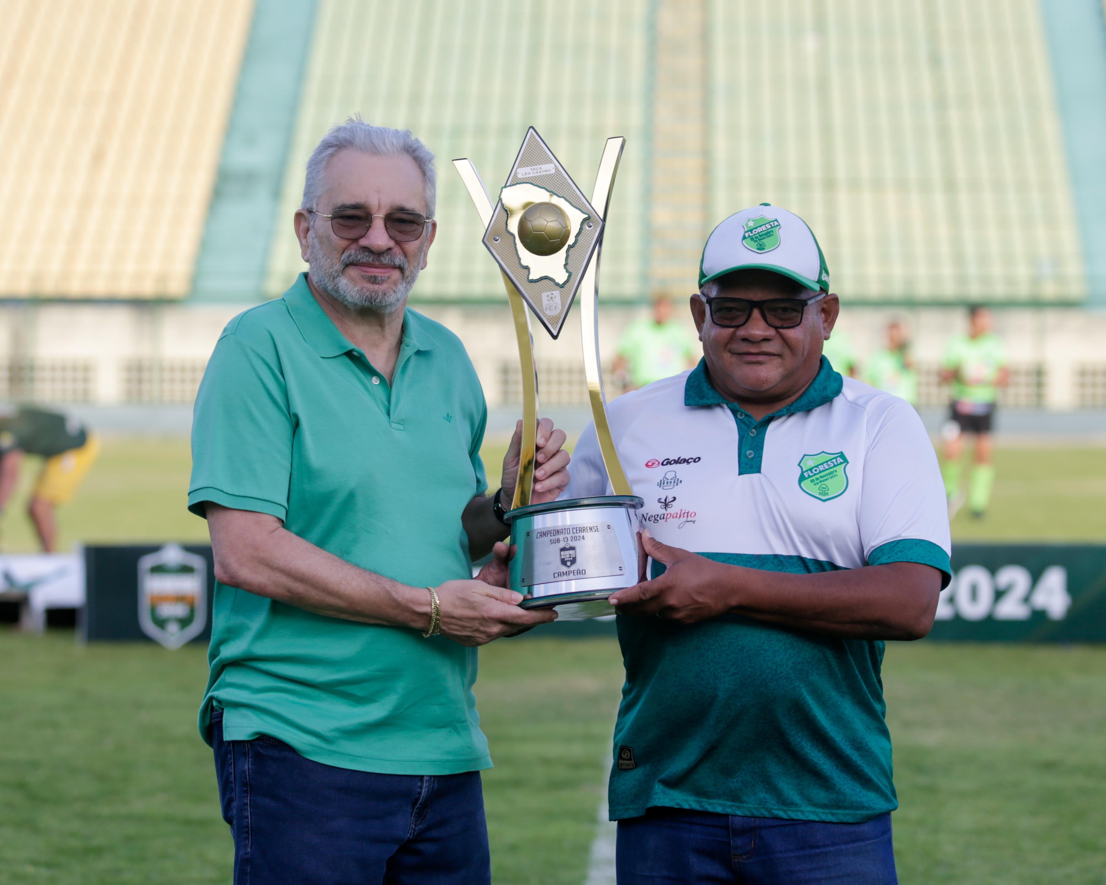 Mauro Carmélio e Leo Castro sub-13