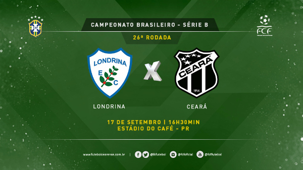 Londrina x Ceara arte Serie B
